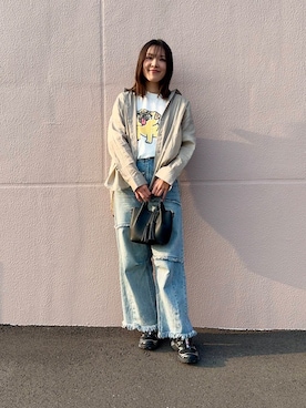 REINAさん(レディース・162cm)の春コーディネート