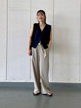 「URBANRESEARCH」｜REINAさん（レディース・162cm）の夏コーディネート