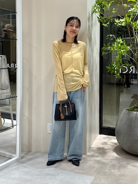 「st2508」｜「アイテム（ローファー）」を使った、REINAさん（レディース・162cm）の秋コーディネート