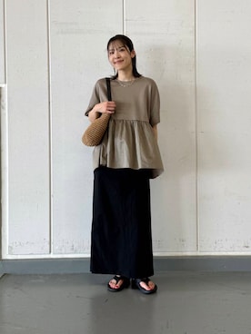 「URBANRESEARCH」｜REINAさん（レディース・162cm）の夏コーディネート