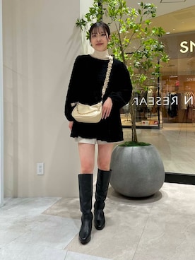 「ロデスコ」｜REINAさん（レディース・162cm）の冬コーディネート