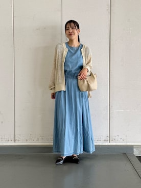 「st2508」｜「アイテム（ローファー）」を使った、REINAさん（レディース・162cm）の秋コーディネート