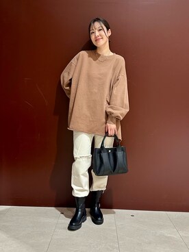 「RODE SKO」｜REINAさん（レディース・162cm）の冬コーディネート