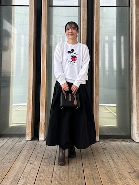 「RODE SKO」｜「アイテム（ブーツ）」を使った、REINAさん（レディース・162cm）の秋コーディネート