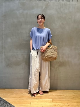 「RODE SKO」｜「アイテム（サンダル）」を使った、REINAさん（レディース・162cm）の夏コーディネート