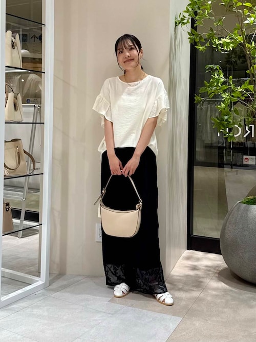 セール】袖フリルブラウス（シャツ/ブラウス）｜ITEMS