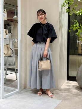 「私のイチ推しブランド」｜REINAさん（レディース・162cm）の夏コーディネート
