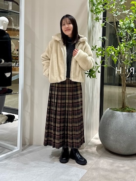 REINAさん（レディース・162cm）の冬コーディネート