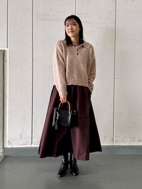 「URBAN RESEARCH」｜REINAさん（レディース・162cm）の秋コーディネート