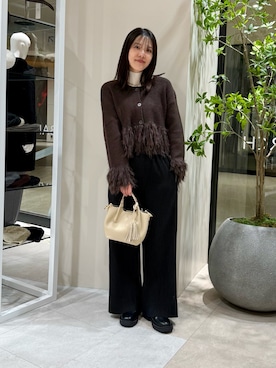 「ITEMS URBANRESEARCH（アイテムズ アーバンリサーチ）のアイテム」を使った、REINAさん（レディース・162cm）の冬コーディネート