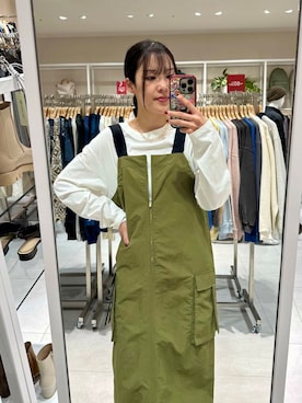 「URBANRESEARCH」｜「アイテム（ブーツ）」を使った、REINAさん（レディース・162cm）の冬コーディネート