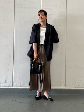 「アイテム（その他アウター）」を使った、REINAさん（レディース・162cm）の秋コーディネート