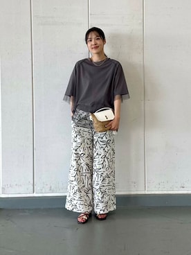 「URBANRESEARCH」｜REINAさん（レディース・162cm）の夏コーディネート