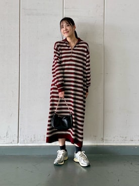 「RODE SKO（ロデスコ）のアイテム」を使った、REINAさん（レディース・162cm）の秋コーディネート