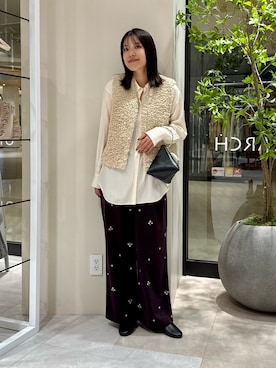 「SENSE OF PLACE by URBAN RESEARCH（センスオブプレイスバイアーバンリサーチ）のアイテム」を使った、REINAさん（レディース・162cm）の秋コーディネート