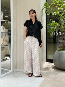 「URBANRESEARCH」｜「アイテム（サンダル）」を使った、REINAさん（レディース・162cm）の夏コーディネート
