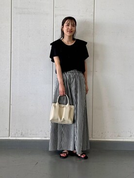 「私のイチ推しブランド」｜REINAさん（レディース・162cm）の夏コーディネート