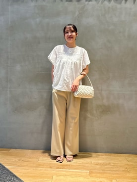 「RODE SKO」｜「アイテム（サンダル）」を使った、REINAさん（レディース・162cm）の夏コーディネート