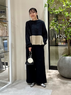 「SENSE OF PLACE by URBAN RESEARCH（センスオブプレイスバイアーバンリサーチ）のアイテム（ハンドバッグ）」を使った、REINAさん（レディース・162cm）の秋コーディネート