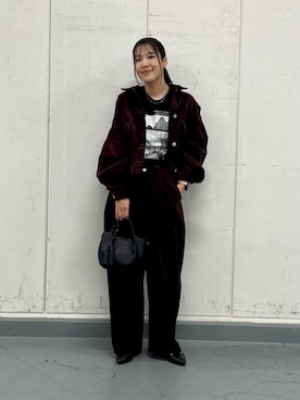 「アイテム（その他アウター）」を使った、REINAさん（レディース・162cm）の秋コーディネート