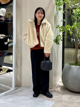 REINAさん（レディース・162cm）の冬コーディネート