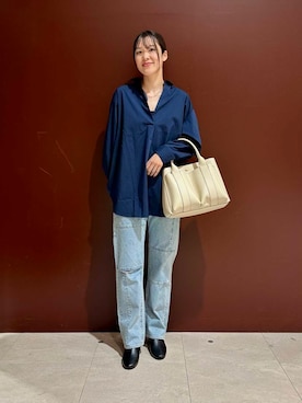 「URBANRESEARCH」｜「アイテム（ブーツ）」を使った、REINAさん（レディース・162cm）の冬コーディネート