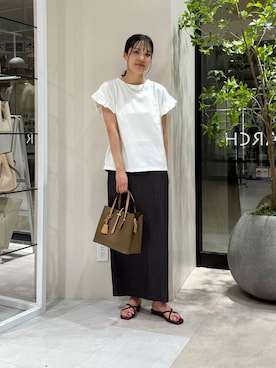 「URBANRESEARCH」｜「アイテム（サンダル）」を使った、REINAさん（レディース・162cm）の夏コーディネート