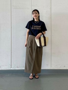 REINAさん（レディース・162cm）の夏コーディネート