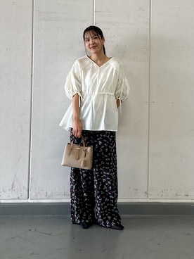 「RODE SKO（ロデスコ）のアイテム」を使った、REINAさん（レディース・162cm）の夏コーディネート