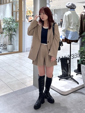 「FREE'S MART（フリーズマート）のアイテム」を使った、maoさん（レディース・158cm）の秋コーディネート