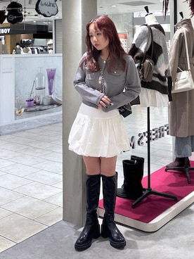 「FREE'S MART（フリーズマート）のアイテム」を使った、maoさん（レディース・158cm）の秋コーディネート