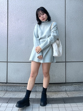 maoさん（レディース・158cm）の冬コーディネート