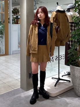 「FREE'S MART（フリーズマート）のアイテム」を使った、maoさん（レディース・158cm）の秋コーディネート