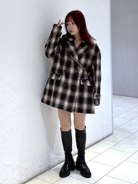 maoさん（骨格ウェーブ・レディース・158cm）の秋コーディネート