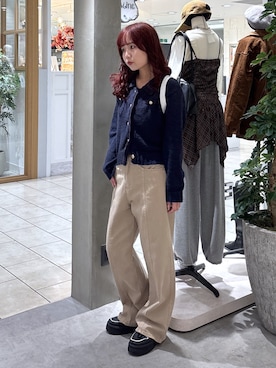 maoさん（骨格ウェーブ・レディース・158cm）の秋コーディネート