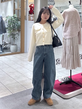 「FREE'S MART（フリーズマート）のアイテム」を使った、maoさん（レディース・158cm）の冬コーディネート