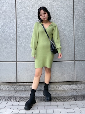 maoさん（レディース・158cm）の冬コーディネート