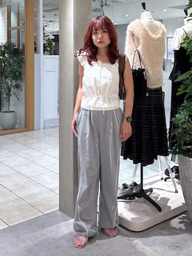 「FREE'S MART（フリーズマート）のアイテム」を使った、maoさん（レディース・158cm）の夏コーディネート