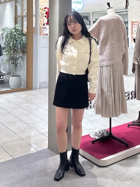 「FREE'S MART（フリーズマート）のアイテム」を使った、maoさん（レディース・158cm）の冬コーディネート