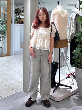 「FREE'S MART（フリーズマート）のアイテム」を使った、maoさん（レディース・158cm）の夏コーディネート