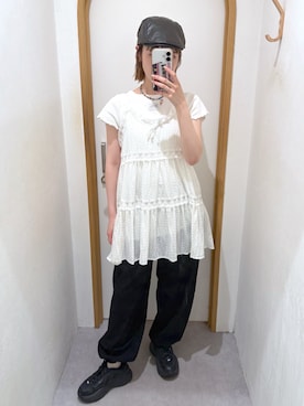 ayaneさん（レディース・163cm）の夏コーディネート