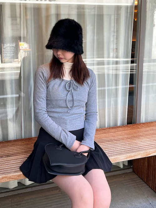 NICOPANDA リボンTシャツ（Lady Gaga 