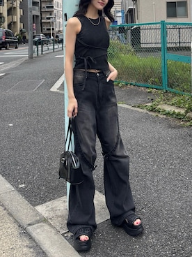 佐藤百華さん(レディース・165cm)の夏コーディネート