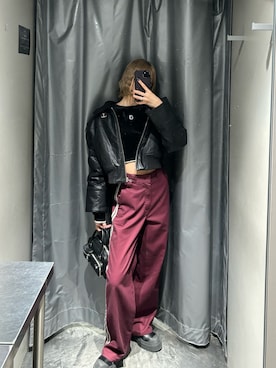 佐藤百華さん(レディース・165cm)の秋コーディネート