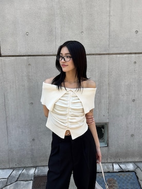 佐藤百華さん（レディース・165cm）の夏コーディネート