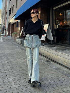 佐藤百華さん（レディース・165cm）の秋コーディネート