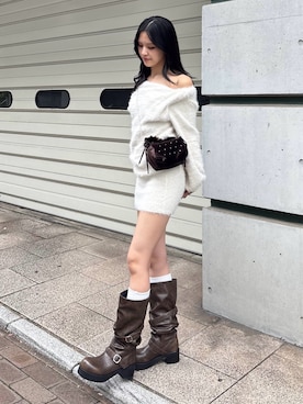 佐藤百華さん(レディース・165cm)の秋コーディネート