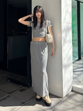 佐藤百華さん（レディース・165cm）の冬コーディネート