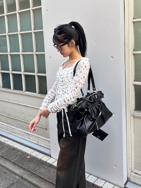 佐藤百華さん（レディース・165cm）の冬コーディネート