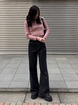 佐藤百華さん（レディース・165cm）の冬コーディネート